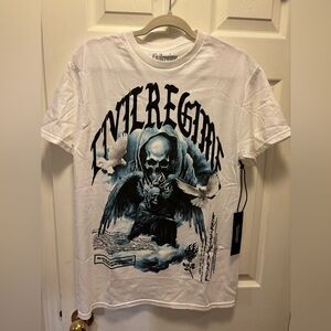 Civil Regime Ghost Skeleton White Graphic Men's T-Shirt Size Medium BNWT